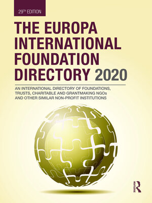 cover image of The Europa International Foundation Directory 2020